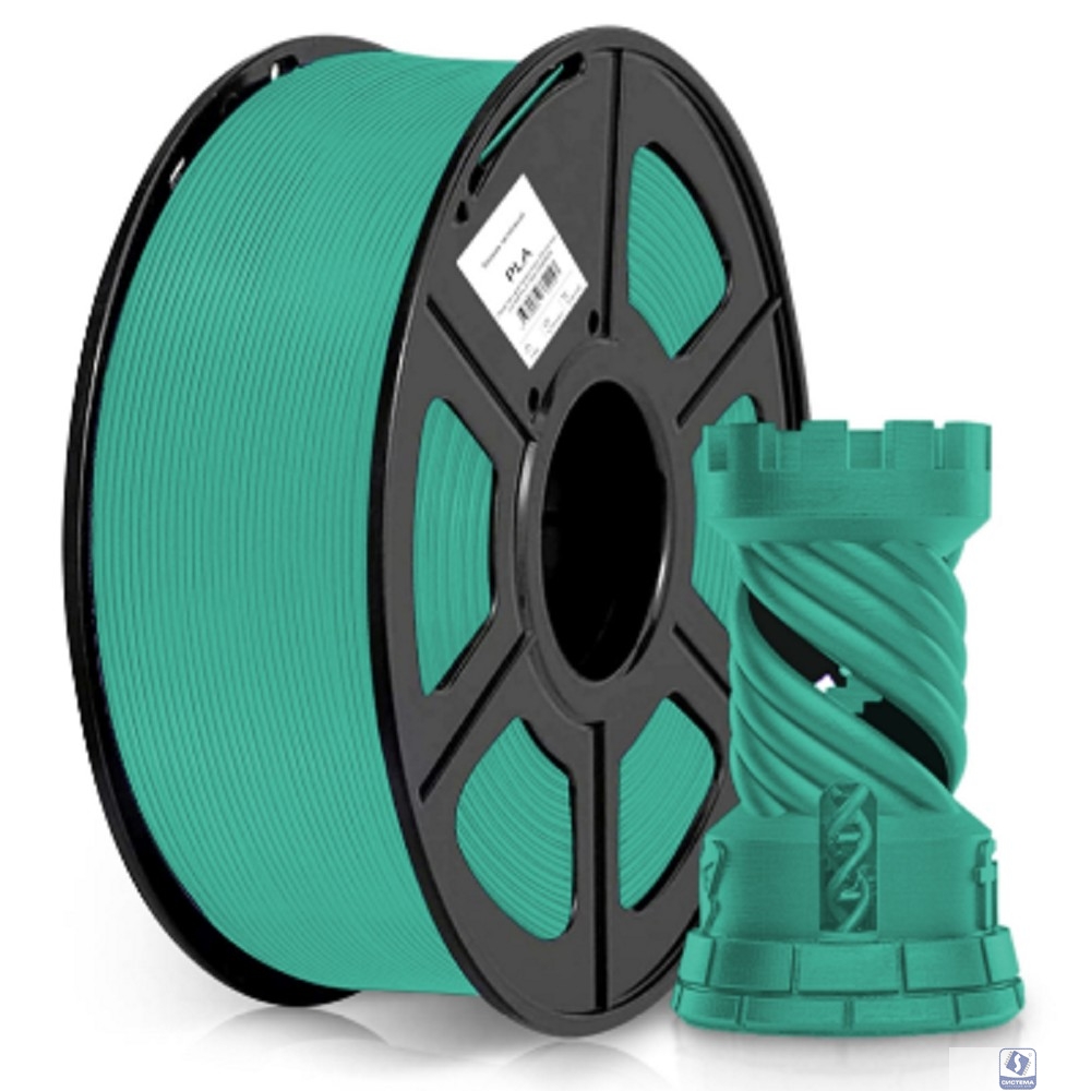 Пластик для принтера 3D Cactus CS-3D-PLA-1KG-DARKGN PLA d1.75мм 1кг L326м 1цв.