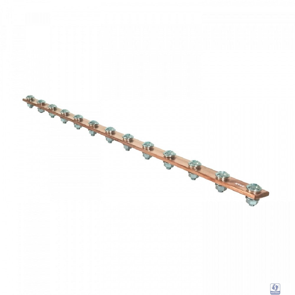 NTSS Шина медная NTSS крепление 19, для заземления длина 485мм NTSS-CBR