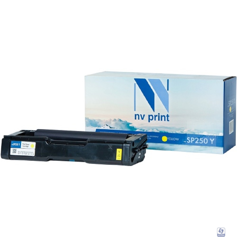Повреждение упаковки NV Print  SPC250EY Картридж для Ricoh Aficio SPC250DN/SPC260/SPC261,  Yellow,  (1600k)