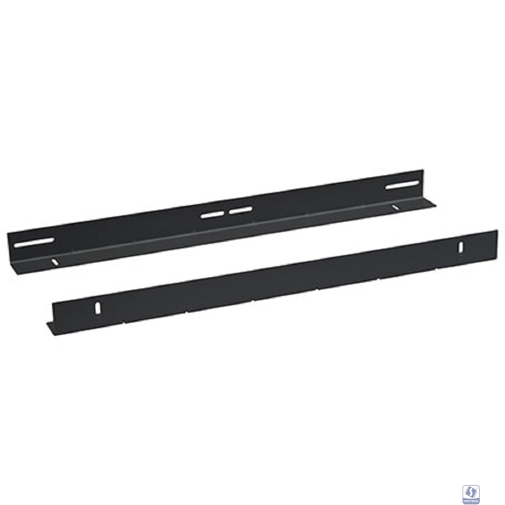 Cabeus JH05-12-100KG-BK Направляющие в шкаф глубиной 1200мм для установки серверного оборудования, пара, усиленные до 100кг, цвет черный (RAL 9004)