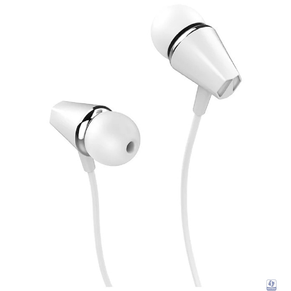 HOCO M34/ Наушники + микрофон/ Многофункциональная кнопка/ 1.2м/ 3.5 mm jack/ White