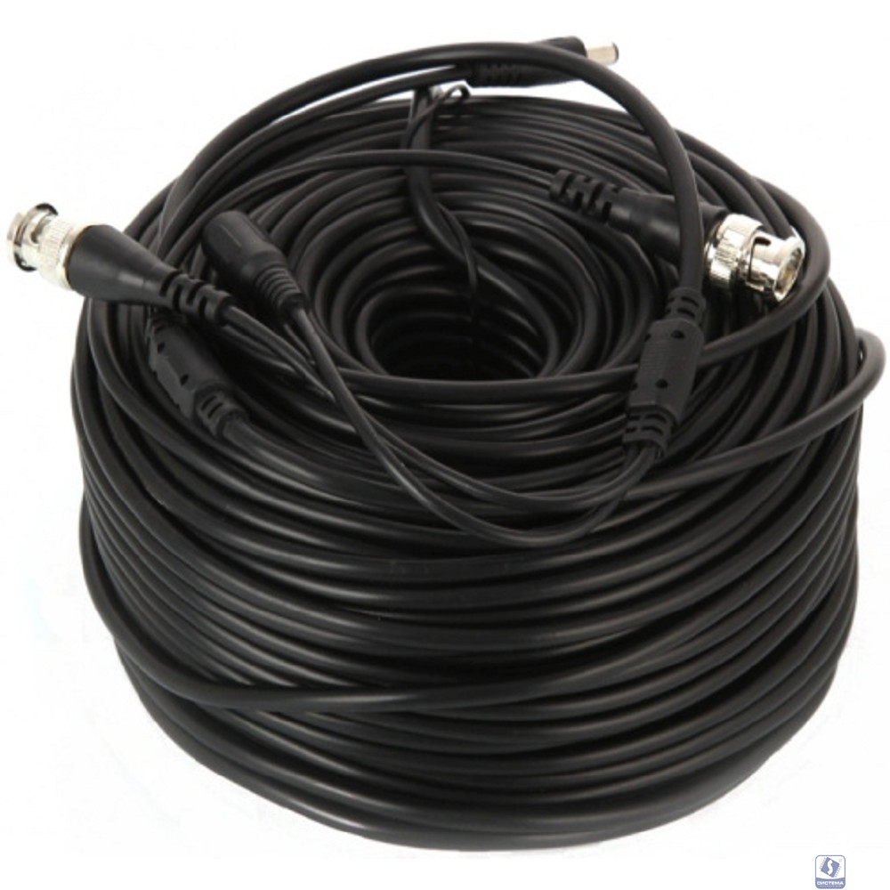 Falcon Eye Кабель BNC-BNC для видеонаблюдения (с питанием) L=50m (комбинированный BNC+DC-BNC+DC)