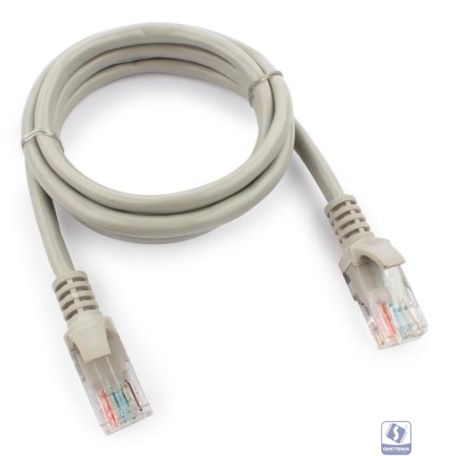 Cablexpert Патч-корд UTP PP12-1M кат.5, 1м, литой, многожильный (серый)
