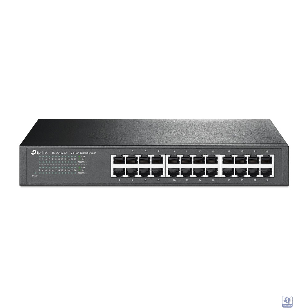 TP-Link TL-SG1024D Коммутатор с 24 гигабитными портами для размещения на столе или в стойке