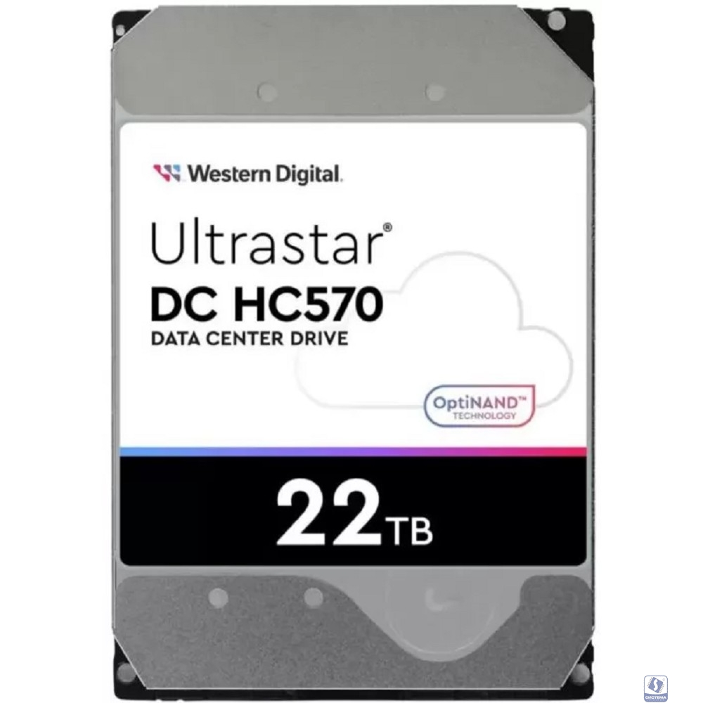 22Tb WD Ultrastar DC HC570 0F48155 7200 6Gb/s 512Mb WUH722222ALE6L4 SATA3 (48291)