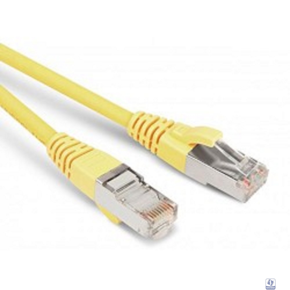 Hyperline PC-LPM-STP-RJ45-RJ45-C5e-1M-LSZH-YL Патч-корд F/­UTP, экранированный, Cat.5е, LSZH, 1 м, желтый
