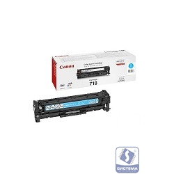 Canon Cartridge 718C 2661B002 Картридж для Canon LBP7200Cdn/MF8330Cdn/MF8350Cdn Голубой, 2900стр.