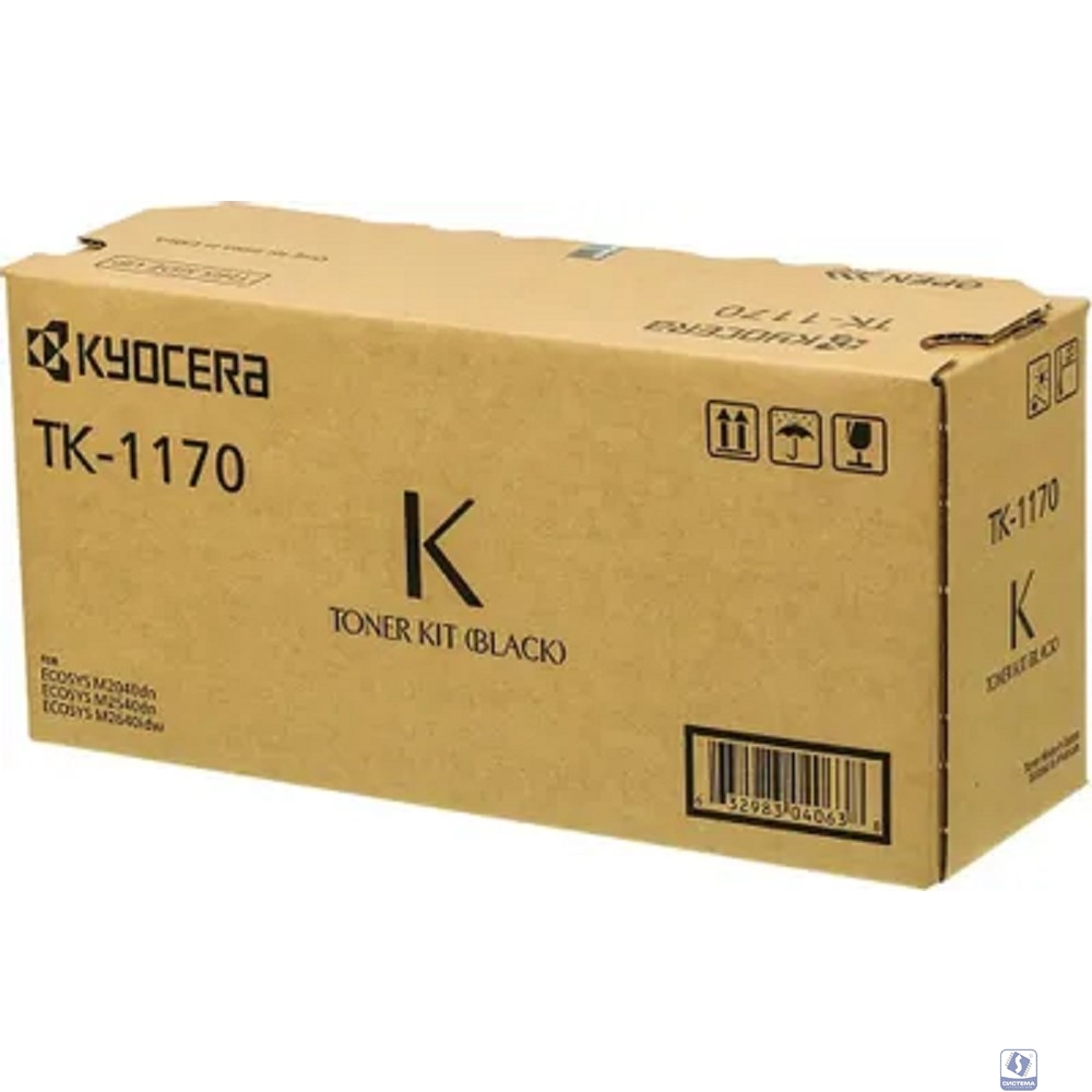 Kyocera-Mita TK-1170 Тонер-картридж, Black 