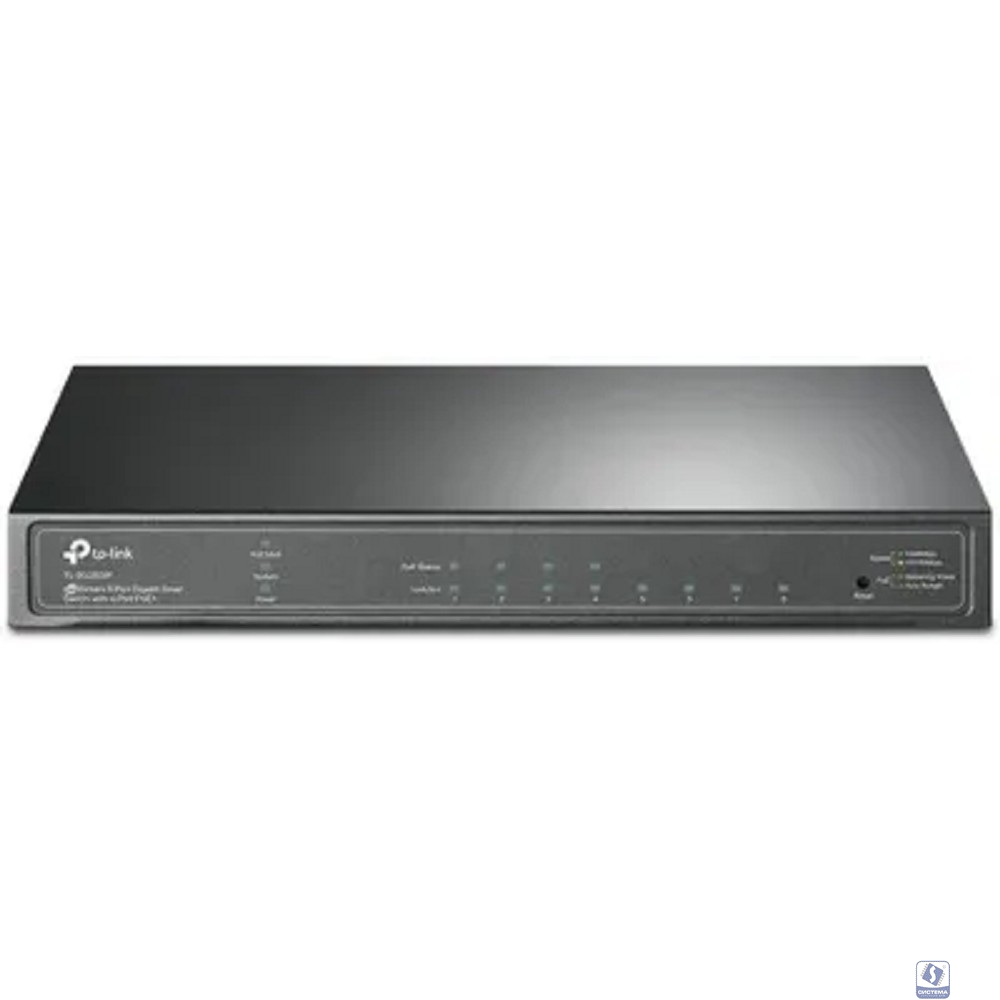 TP-Link SG2008P Коммутатор JetStream Smart с 8 гигабитными портами (4 порта PoE+)