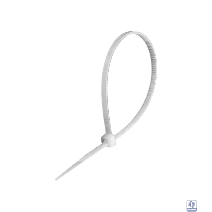 Exegate EX292901RUS Стяжка (хомут) нейлоновая ExeGate CV66-150x3.6W (нейлон 6.6, 150x3.6мм, неоткрывающаяся, halogen free, -40°C - +85°C, белая, 100 шт)