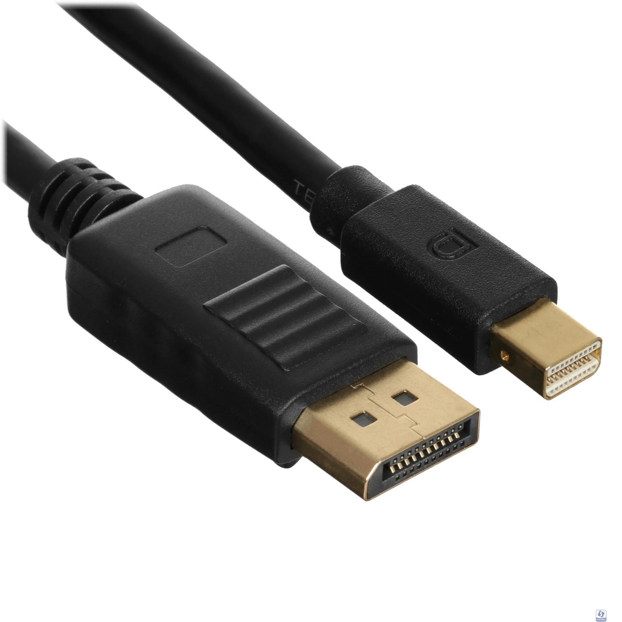 Telecom Кабель-переходник (TA682-1.8M) 4K*60Hz 1.2V Mini DisplayPort M <--> Display Port M 1,8м [6926123463314]