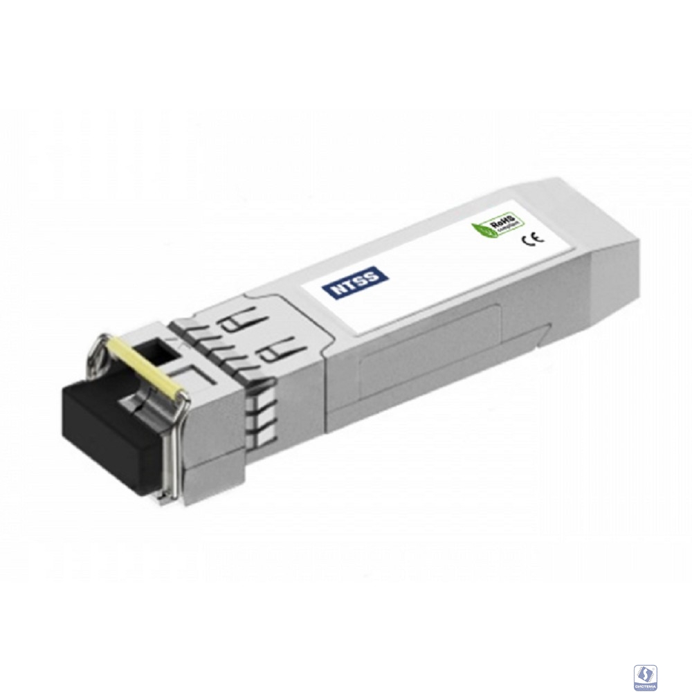 NTSS Модуль NTSS SFP+, 10Гбит/с, разъём LC, рабочая длина волны 1330/1270нм, SM, WDM, дальность до 20км, ОБ 12дБ, DDM NTSS-SFP+10G-32-20LD