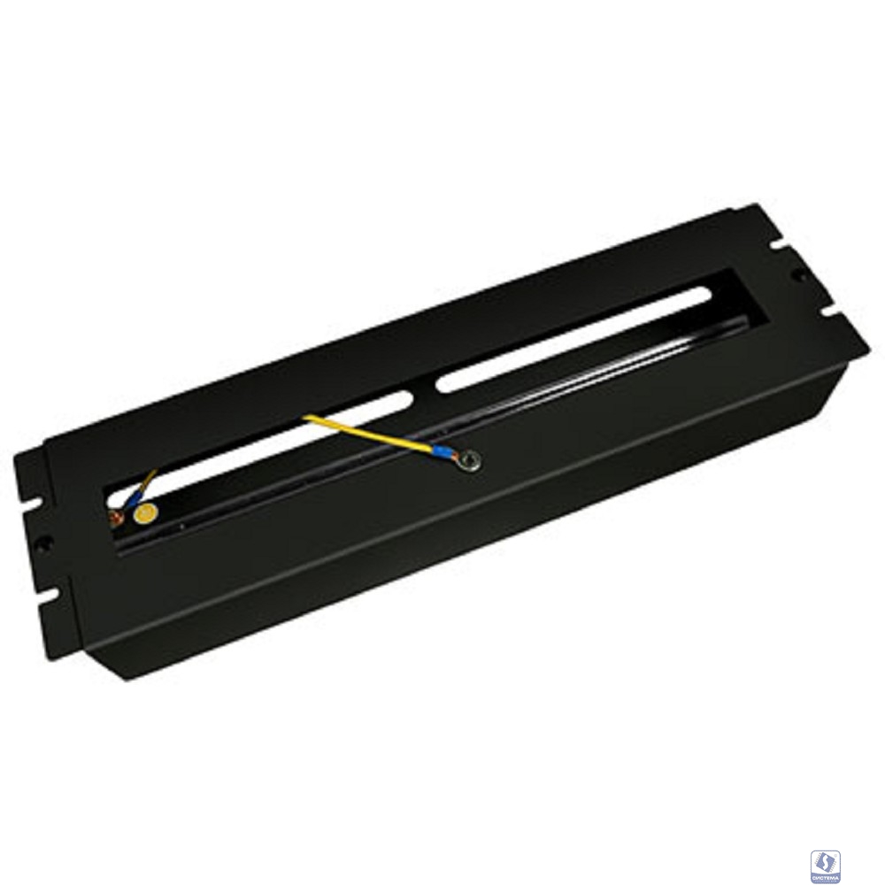 Cabeus PS-3U-BK Корпус с DIN-рейкой на 22 места, 19 дюймов, 3 юнита, цвет черный (RAL 9004)