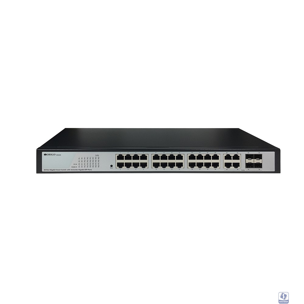 ORIGO OS2328/A1A Настраиваемый L2 коммутатор 24x1000Base-T, 4xCombo 1000Base-T/SFP