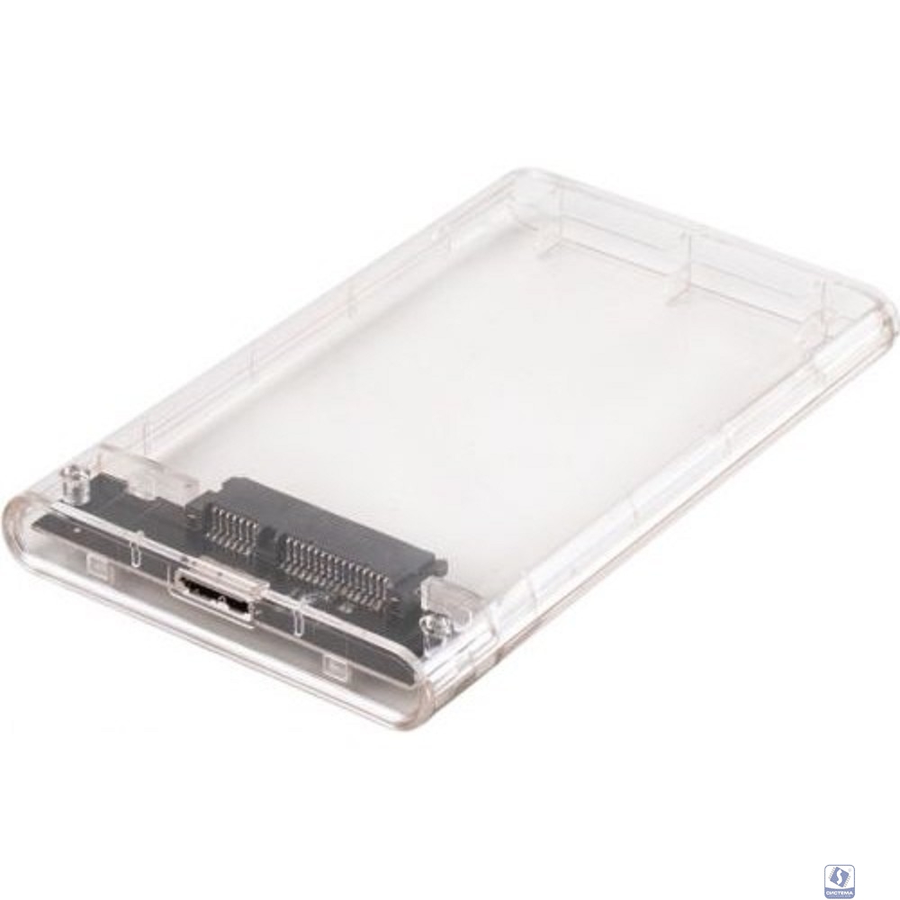 AgeStar 3UB2P4 (TRANSPARENCY)USB 3.0 Внешний корпус 2.5" SATAIII HDD/SSD  пластик, прозрачный   (672691)(17312)