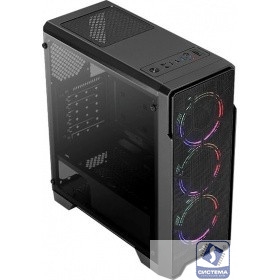 Aerocool Ore Saturn FRGB-G-BK-v1 черный без БП ATX 3x120mm 2xUSB2.0 1xUSB3.0 audio bott PSU" [54179]