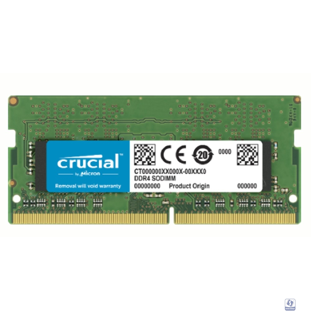 Crucial DDR4 SODIMM 32GB CT32G4SFD832A PC4-25600, 3200MHz 