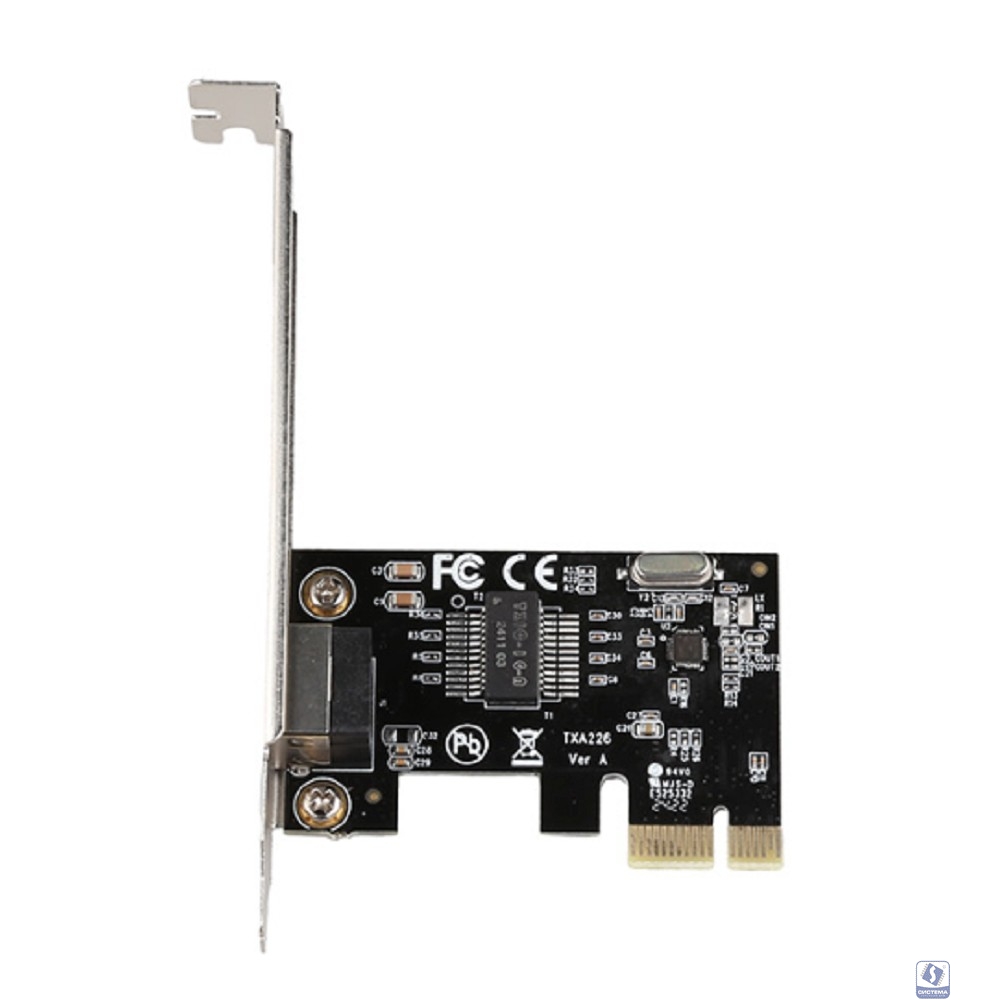 ORIGO ON200/A1A Сетевой адаптер PCI-E, 1x1000Base-T (низкопрофильная и стандартная планки в комплекте)