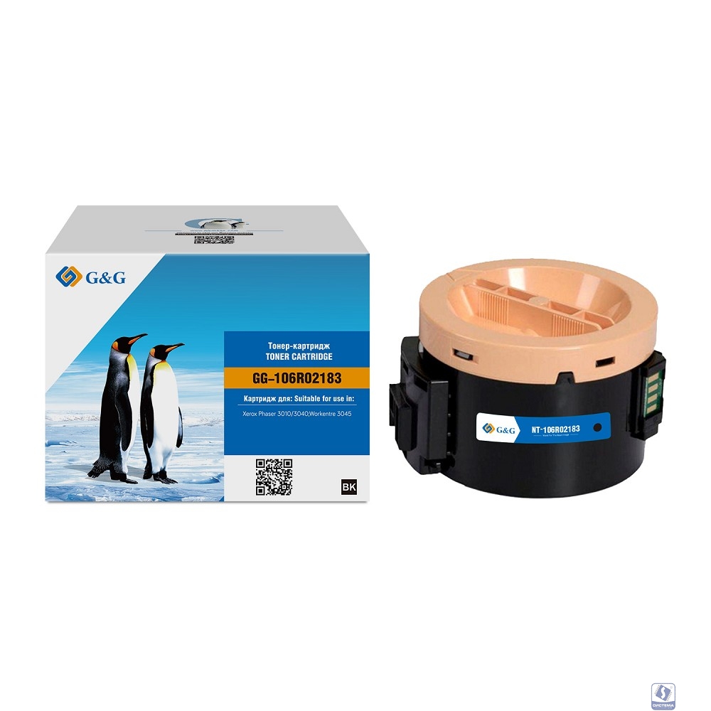 Картридж лазерный G&G GG-106R02183 черный (2300стр.) для Xerox Phaser 3010/3040;Workentre 3045