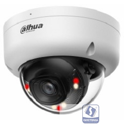 DAHUA DH-IPC-HDBW1239E1P-A-IL-0280B-S6 Уличная купольная IP-видеокамера 2Мп, 1/2.8” CMOS, объектив 2.8мм, ИК 30м,LED 30м, IP67, IK08, металл