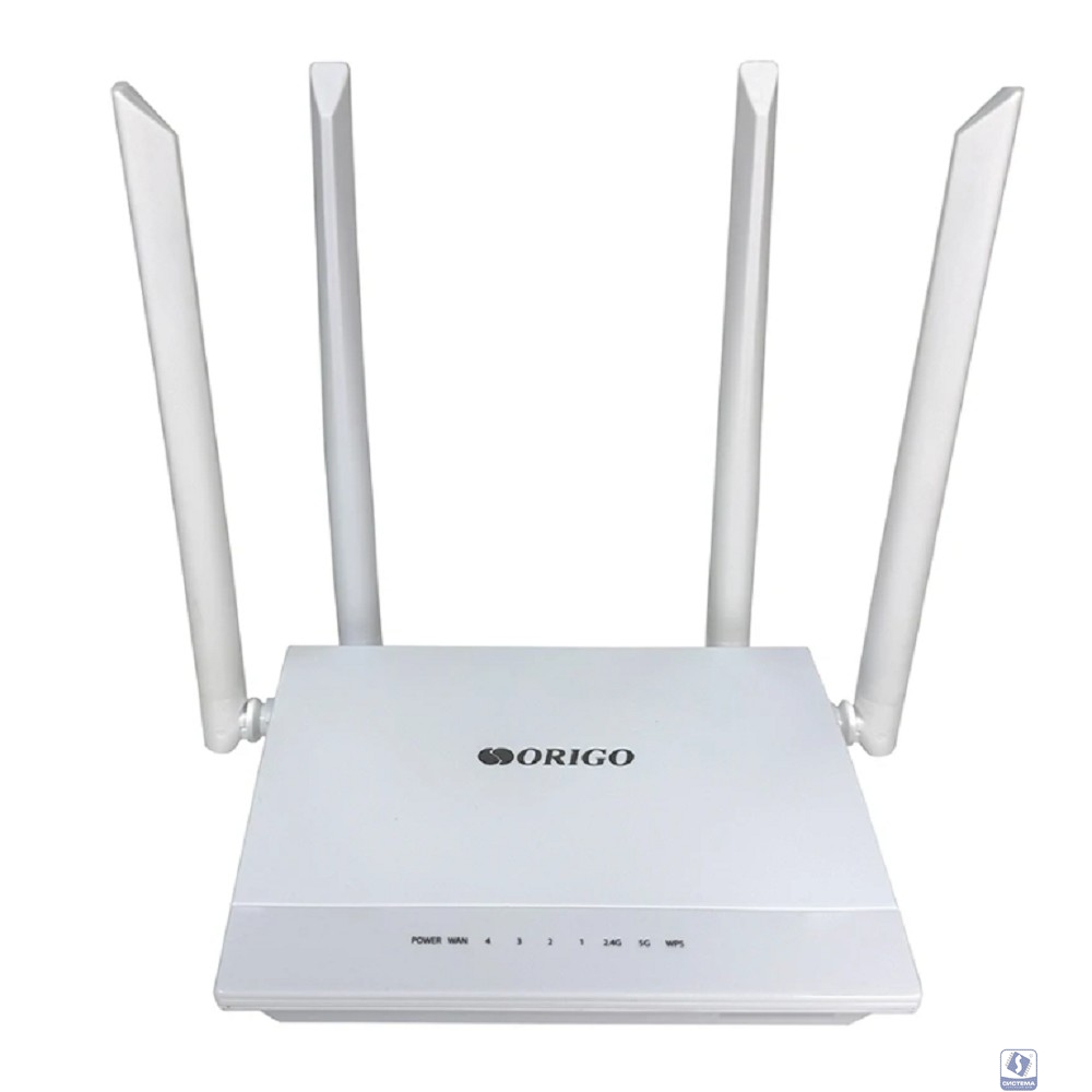 ORIGO OWR1240ACG/A1A Гигабитный Wi-Fi маршрутизатор AC1200, 2.4/5ГГц, 1000Base-T WAN, 4x1000Base-T LAN