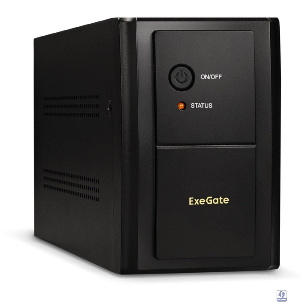 Exegate EP285481RUS ИБП ExeGate SpecialPro UNB-1000.LED.AVR.C13.RJ <1000VA/650W, LED, AVR, 6*IEC-C13, RJ45/11, Black>
