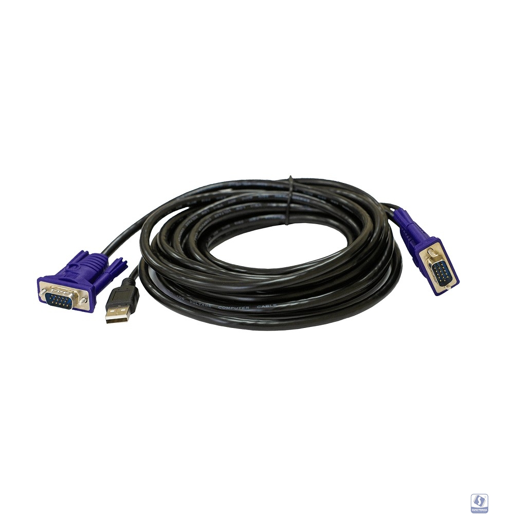 ORIGO OKVMCU5/A1A KVM-кабель с разъемами VGA и USB, 5 м