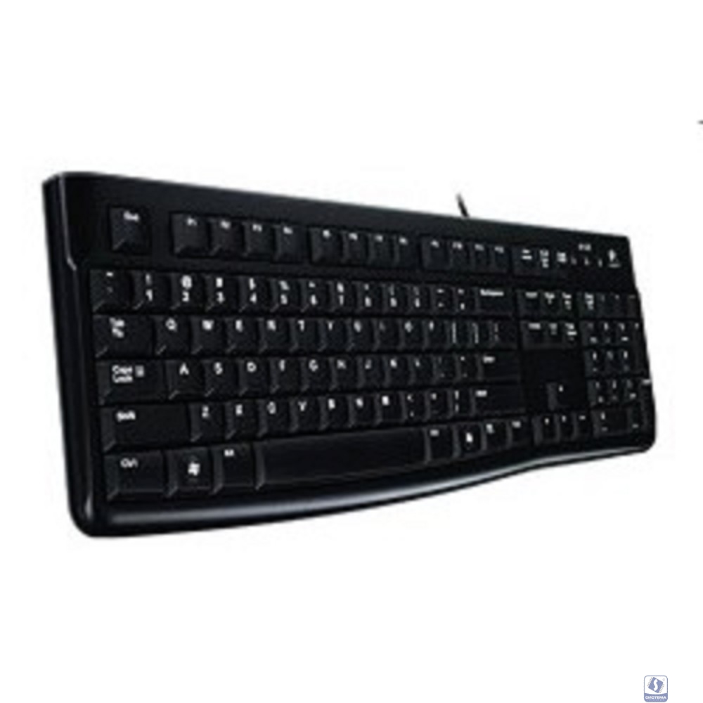 920-002506 Logitech Клавиатура K120 Black USB EER RTL оригинальная заводская гравировка RU/LAT