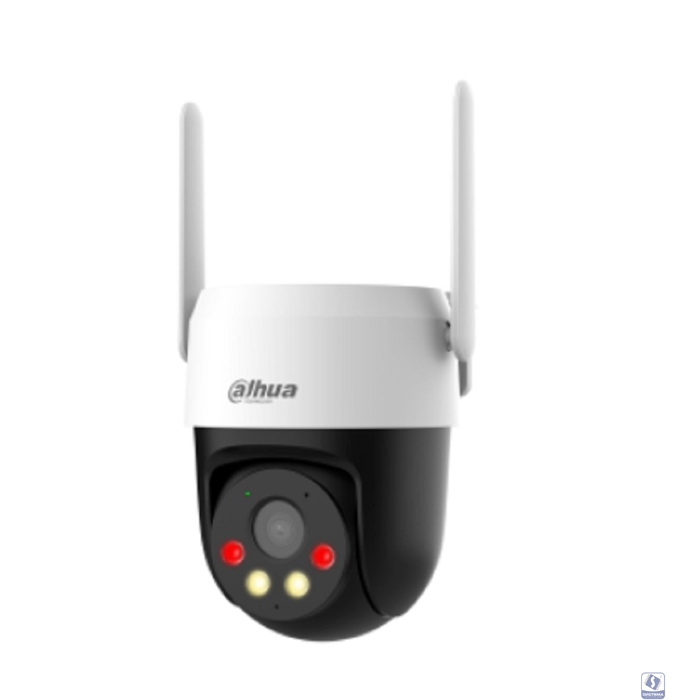 DAHUA DH-P5AE-PV-4G Мини-PT IP-видеокамера с 4G 5Мп; 1/2.8” CMOS; объектив 4мм; видеоаналитика ИК 30м, Led 30м ; IP66 ( DH-SD-P5AE-PV-4G-EAU-0400B)