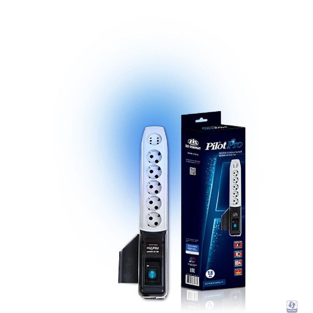 ZIS Сетевой фильтр Pilot - Pro  3 м [арт.177  v23]