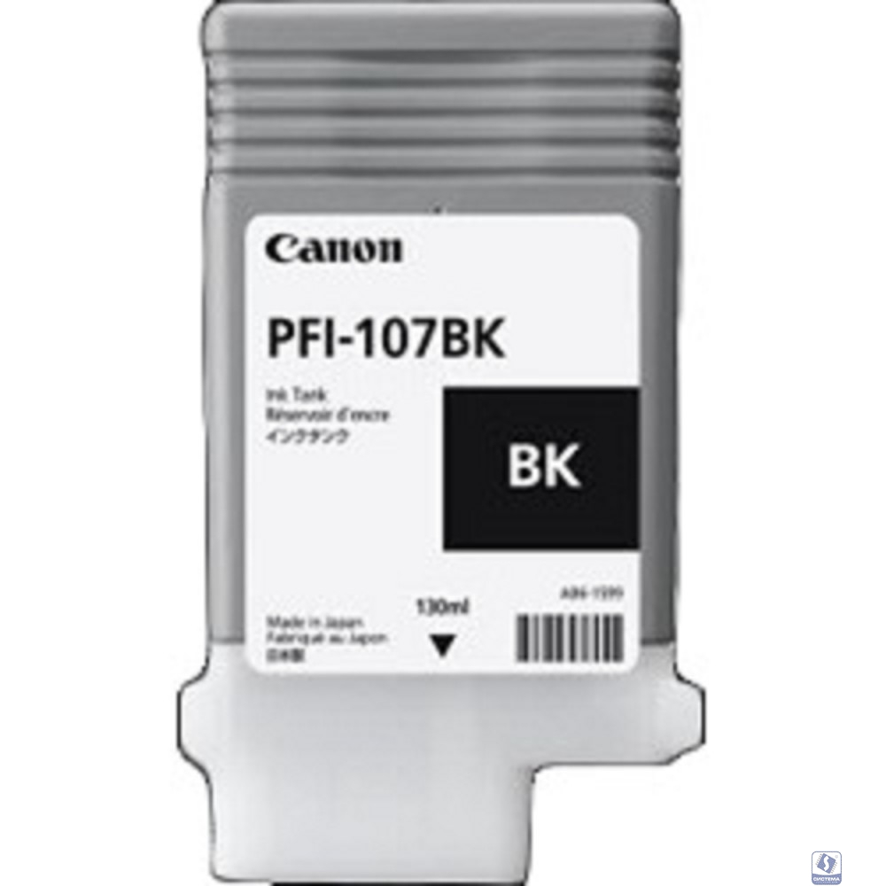 Canon PFI-107BK 6705B001 ( 6705B003 ) Картридж для  iPF680/685/770/780/785, Черный, 130ml 