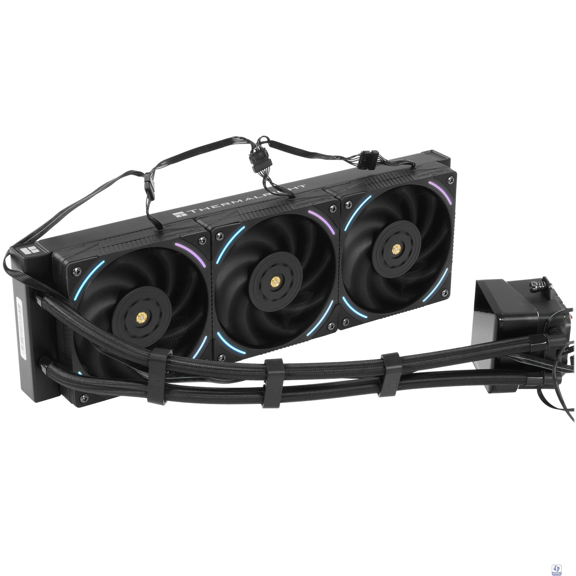 Thermalright Система водяного охлаждения Frozen Vision 360 ARGB Black V2 / 3x120mm ARGB PWM Fans / TRFV360ABV2