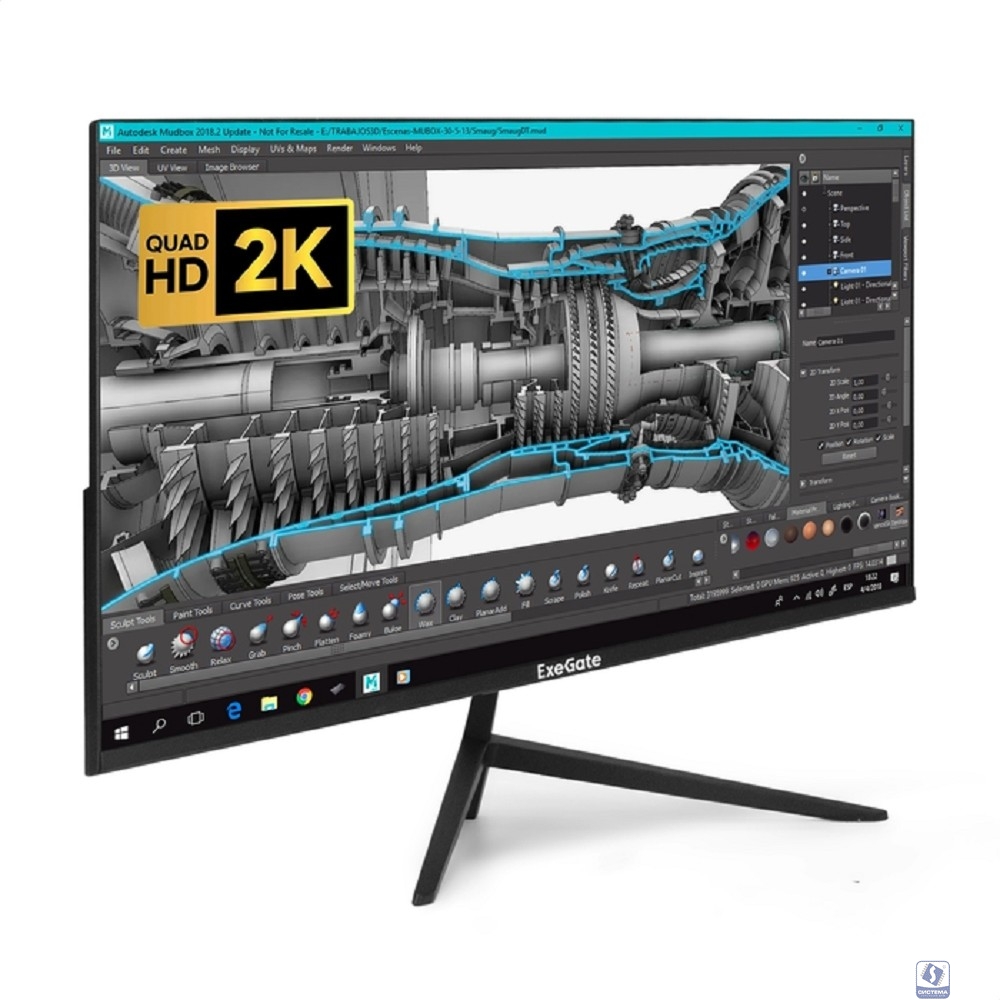 LCD ExeGate 27" ES2707CA SmartView  [EX297307RUS]