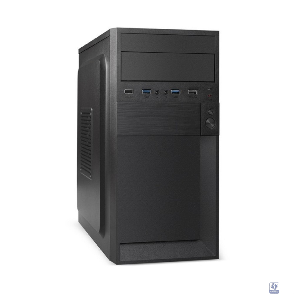 Exegate EX291147RUS Корпус Minitower ExeGate BAA-105U2-01-AAA450 (mATX, БП AAA450 с вент. 8см, 2*USB+2*USB3.0, аудио, черный)