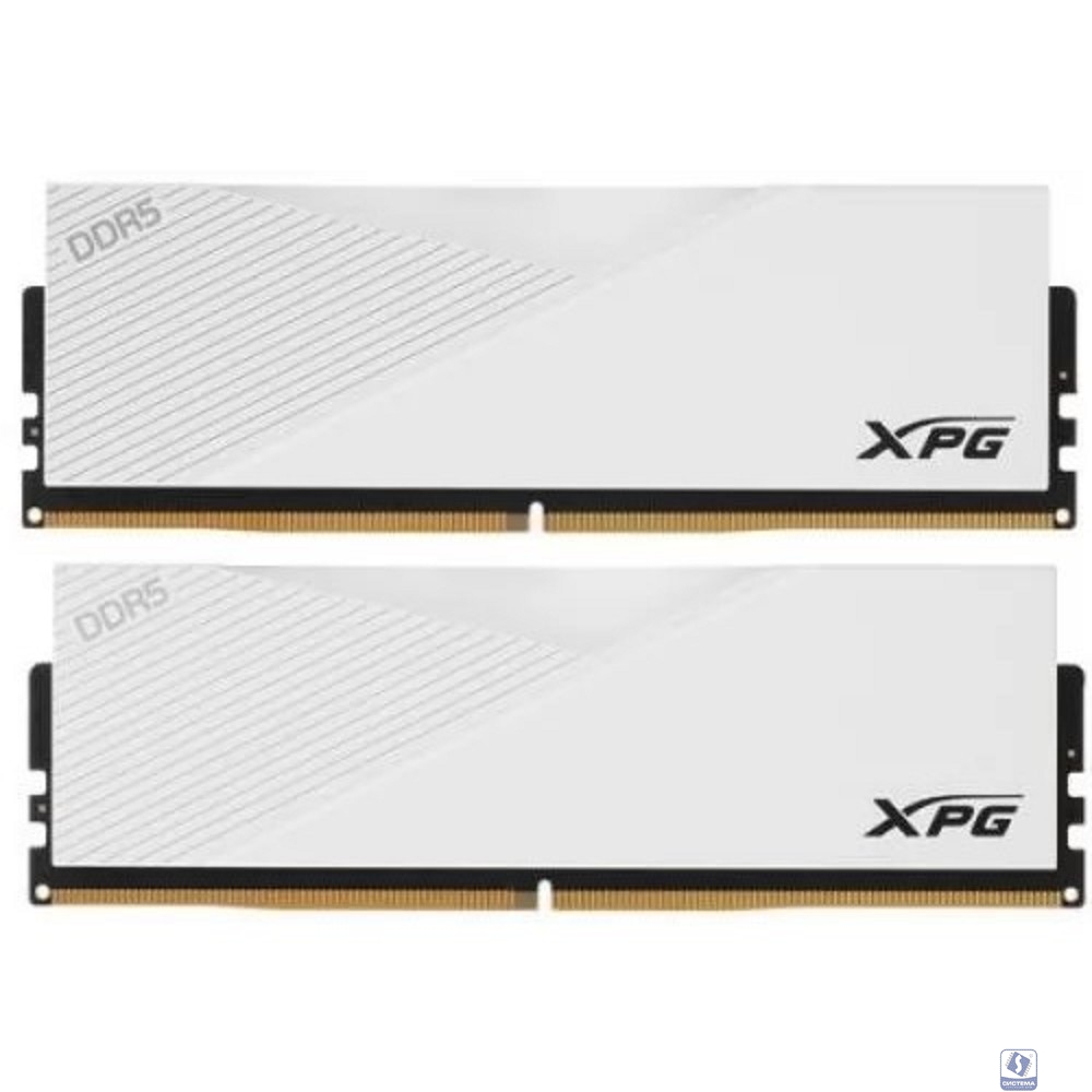 A-data DDR5 DIMM 64GB XPG LANCER DDR5-6400 AX5U6400C3232G-DCLAWH,CL32, 1.4V K2*32GB WHITE 