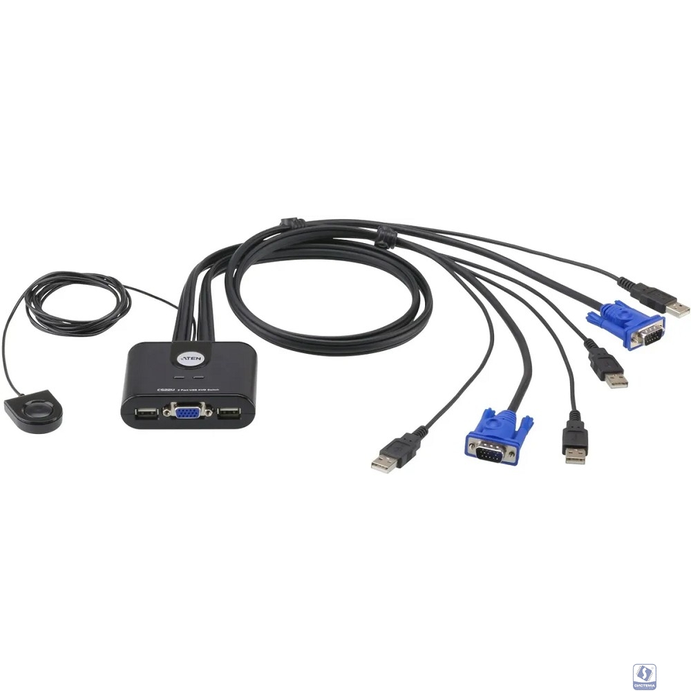 ATEN CS22U переключатель 2 PORT USB KVM SWITCH