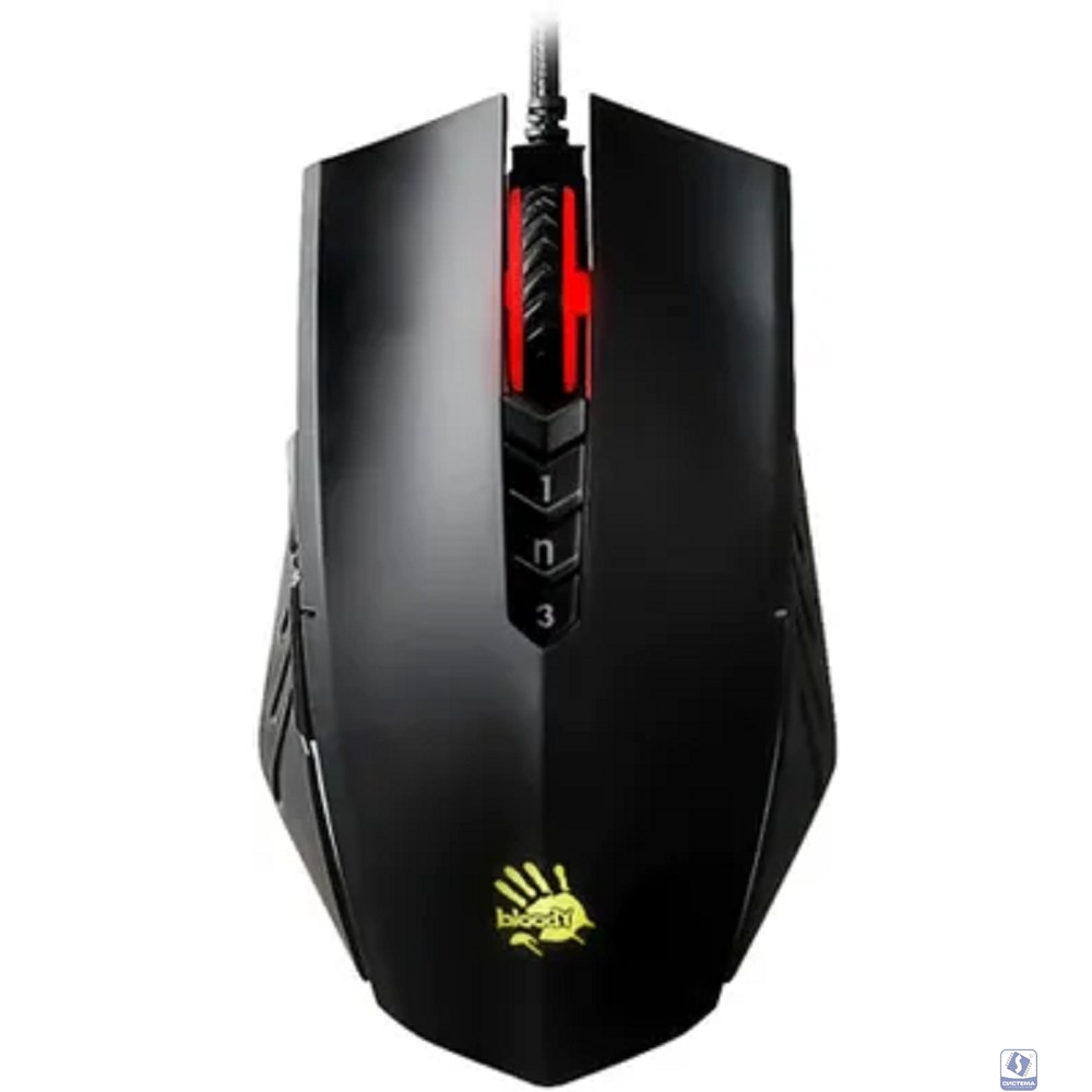 Мышь A4Tech Bloody A70 черный оптическая (6200dpi) USB (8but)
