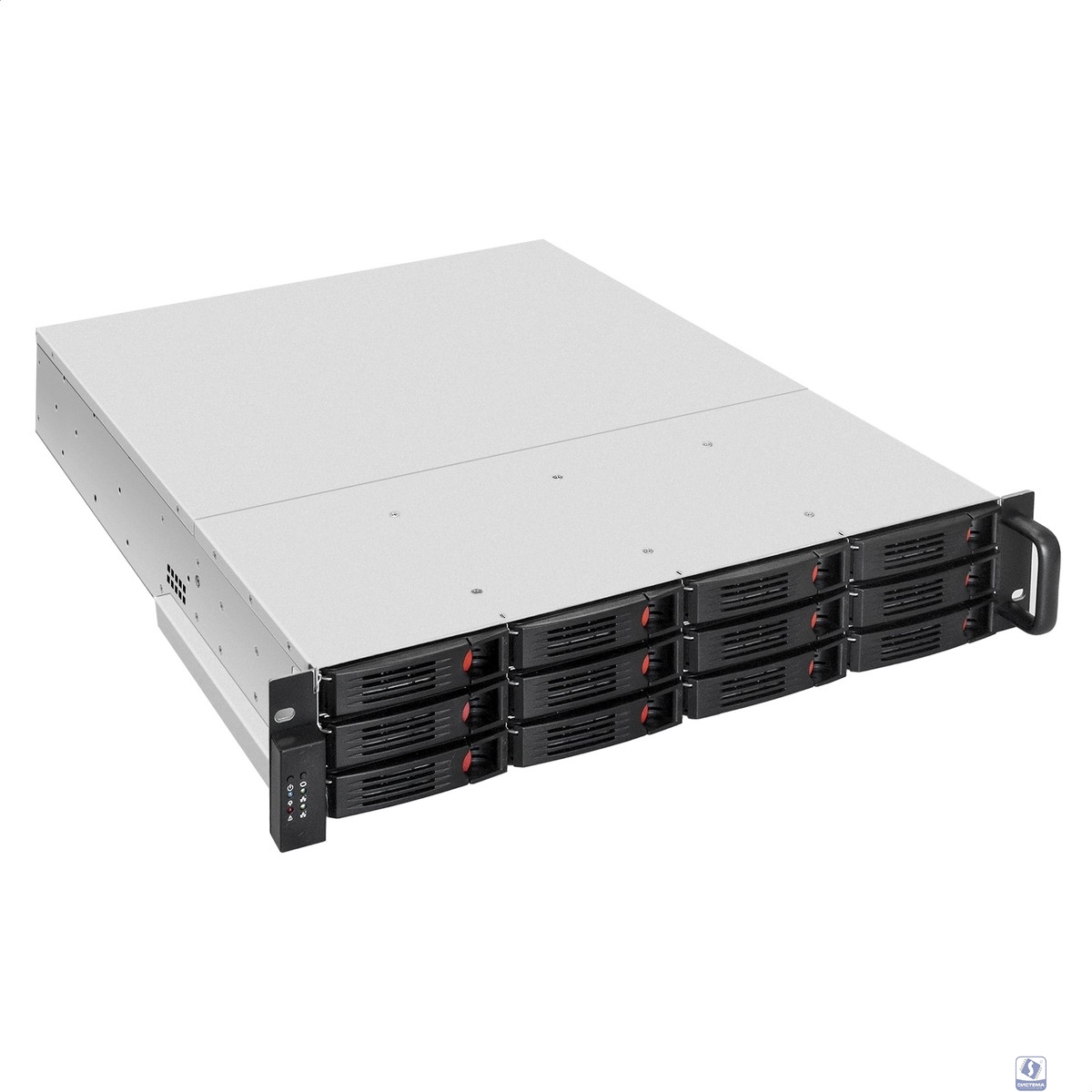 Exegate EX294271RUS Серверная платформа ExeGate Pro 2U550-HS12 <RM 19", высота 2U, глубина 550, Redundant БП 2x550W, 12xHotSwap, USB>