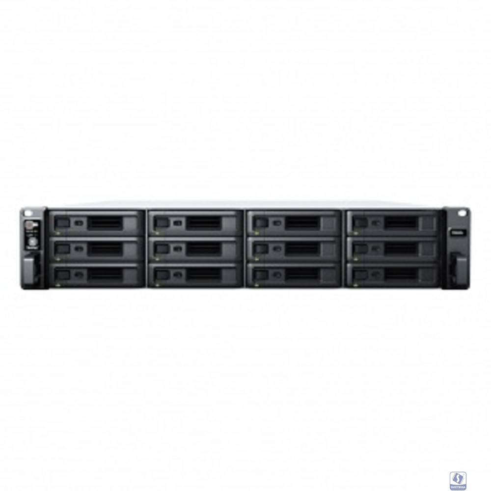 Synology RS2423+ Сетевое хранилище 12x2.5"/3.5" SATA, AMD Ryzen V1780B/4x3.35GHz, 8GB DDR4, горячая замена 