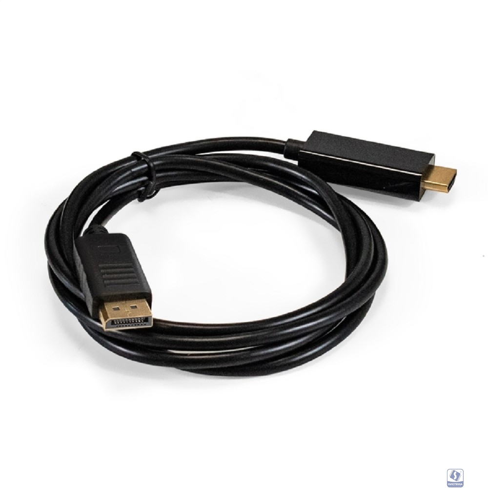 Exegate EX294709RUS Кабель DisplayPort-HDMI ExeGate EX-CC-DP-HDMI-1.5 (20M/19M, 1,5м, экран)