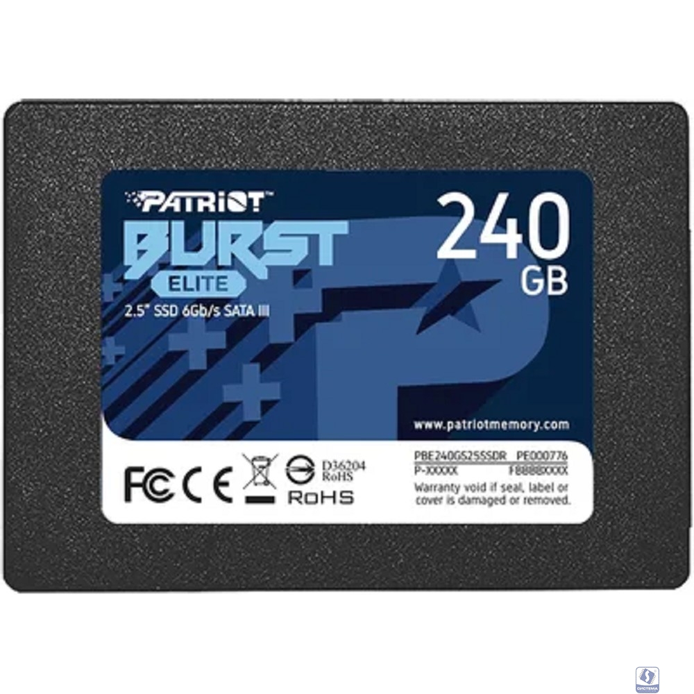 Patriot SSD 240Gb Burst Elite PBE240GS25SSDR 