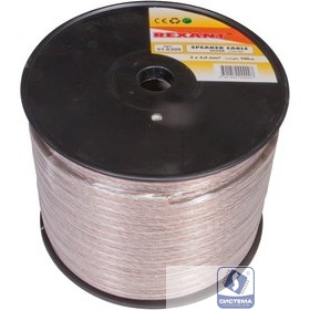Rexant 01-6309 Кабель акустический, 2х4.00 мм2, прозрачный SILICON, 100 м.  