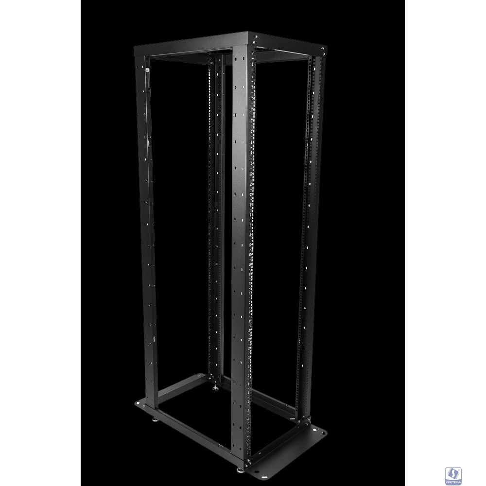 ЦМО Стойка телекоммуникационная серверная 45U, глубина 1000 мм,цвет черный (СТК-С-45.2.1000-9005) (2 коробки)