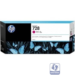 HP F9K16A Картридж №728, Magenta 