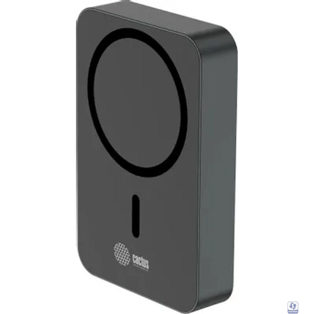 Мобильный аккумулятор Cactus CS-PBFSTA-10000 10000mAh 22.5W 4.5A USB-C беспров.зар. серый