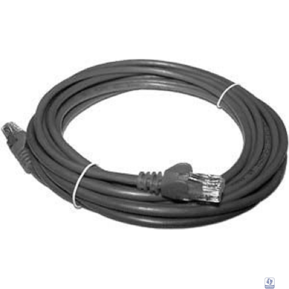 Патч-корд Lanmaster UTP LAN-PC45/U5E-5.0-GY вилка RJ-45-вилка RJ-45 кат.5е 5м серый LSZH (уп.:1шт)