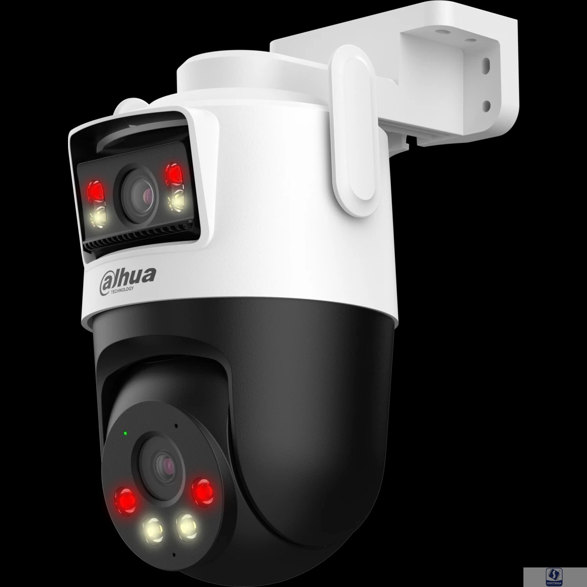 DAHUA DH-IPC-P5DP-5F-PV-0280B/0600B Мини-PT IP-видеокамера с панорамным модулем с Wi-Fi 1/3" 5Мп CMOS ИК 30м, LED 20м (фиксированный модуль) 1/3" 5Мп CMOS ИК 50м , LED 40м (PT-модуль)