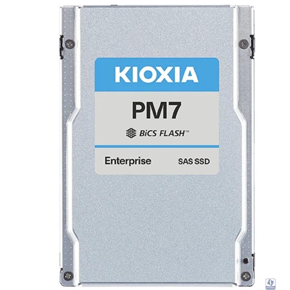 SSD KIOXIA KPM71VUG1T60 PM7-V, 1.6TB, 2.5" 15mm, SAS 24Gb/s, TLC, R/W 4200/3400 MB/s, IOPs 720K/320K, TBW 8760, DWPD 3