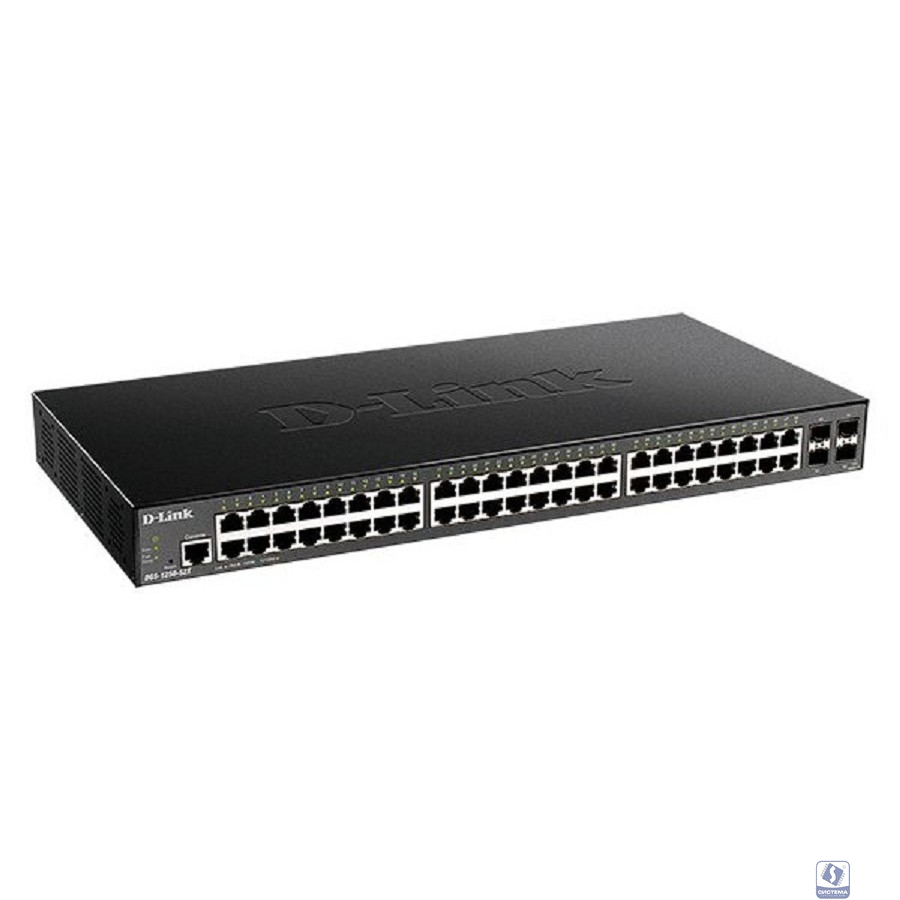 D-Link DGS-1250-52X/A1A  Управляемый L2 коммутатор c 48 портами 10/100/1000Base-T и 4 портами 10GBase-X SFP+