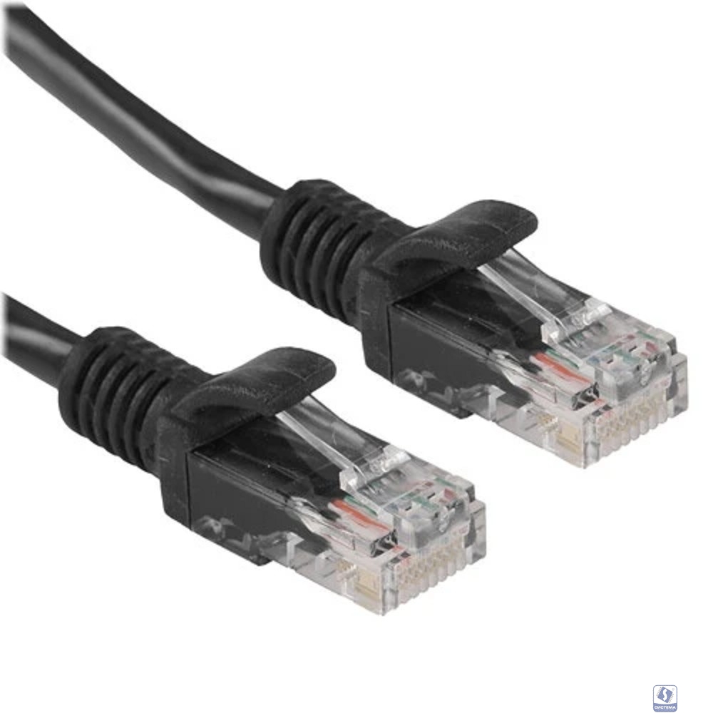 Cablexpert Патч-корд UTP PP12-10M/BK  кат.5e, 10м, литой, многожильный (черный)